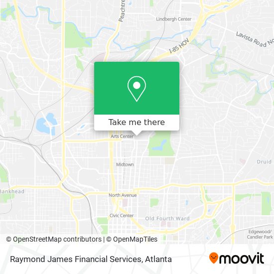 Mapa de Raymond James Financial Services