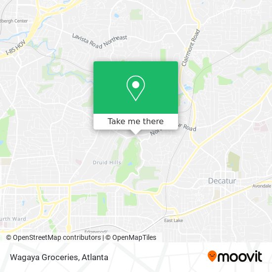 Wagaya Groceries map