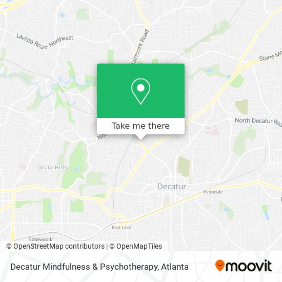 Decatur Mindfulness & Psychotherapy map