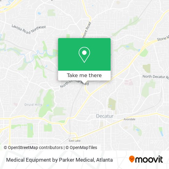 Mapa de Medical Equipment by Parker Medical