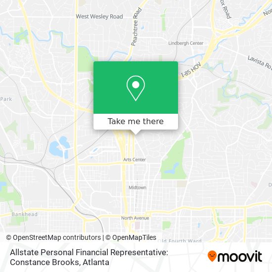 Mapa de Allstate Personal Financial Representative: Constance Brooks