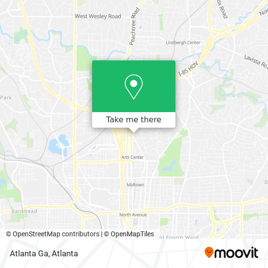 Mapa de Atlanta Ga