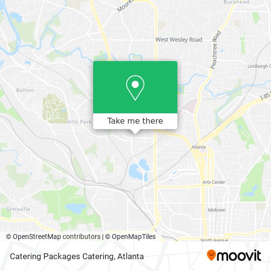 Catering Packages Catering map