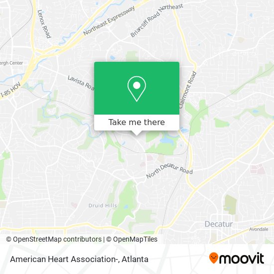 American Heart Association- map