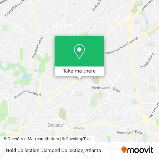 Mapa de Gold Collection Diamond Collection