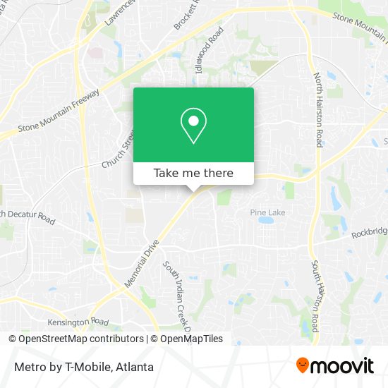 Metro by T-Mobile map