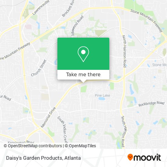 Daisy's Garden Products map