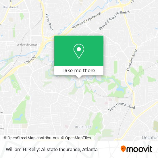 William H. Kelly: Allstate Insurance map