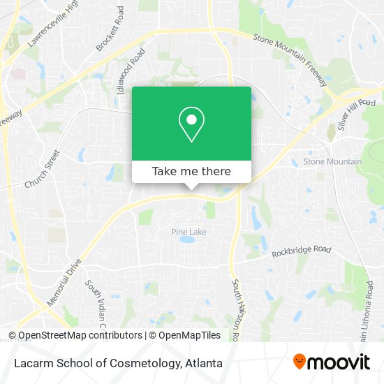 Lacarm School of Cosmetology map