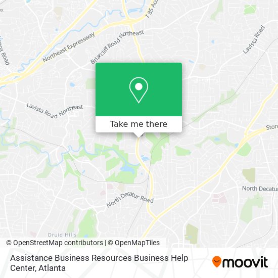 Assistance Business Resources Business Help Center map
