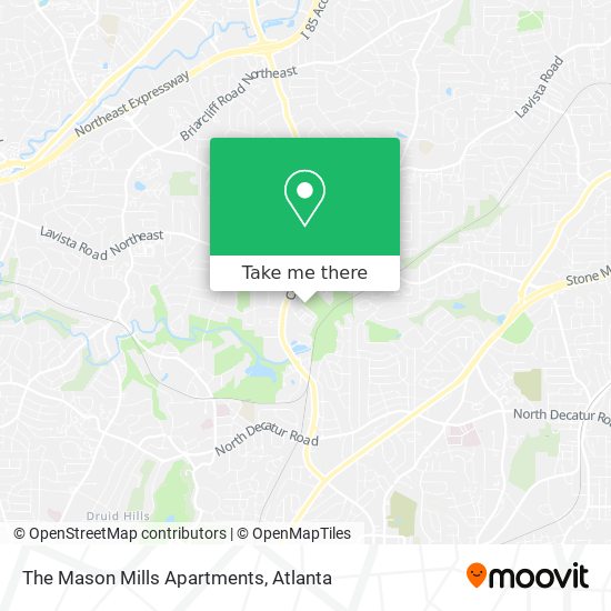 The Mason Mills Apartments map