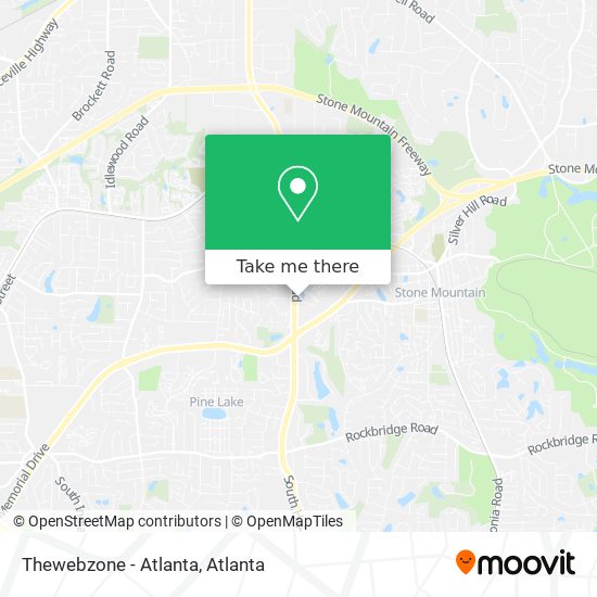 Mapa de Thewebzone - Atlanta