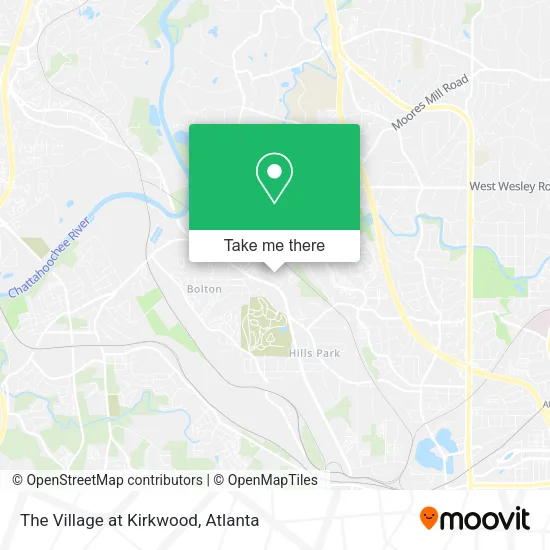 The Village at Kirkwood map