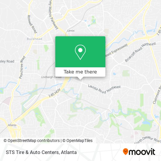 Mapa de STS Tire & Auto Centers