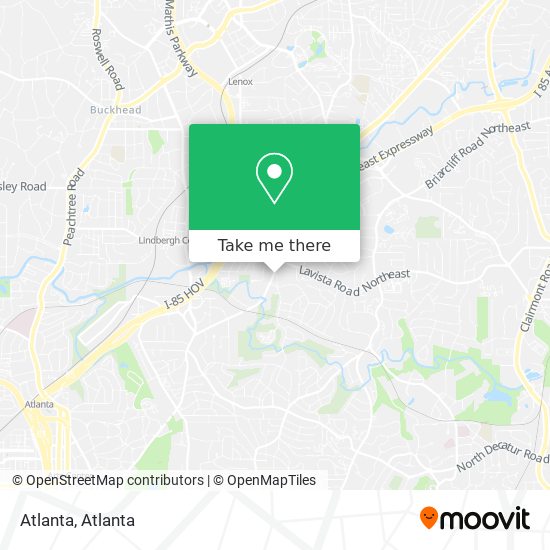 Mapa de Atlanta