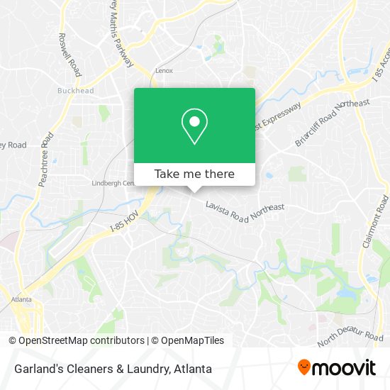 Mapa de Garland's Cleaners & Laundry