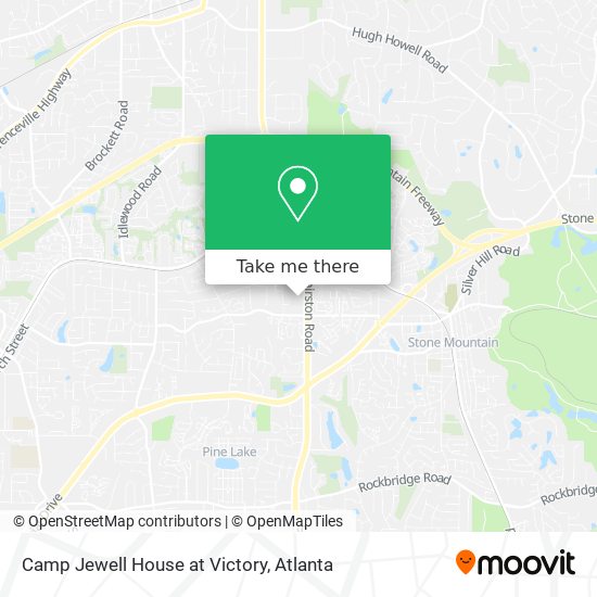 Camp Jewell House at Victory map