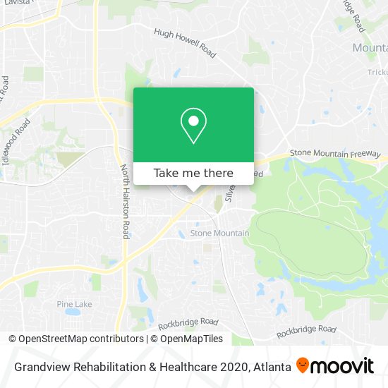 Mapa de Grandview Rehabilitation & Healthcare 2020