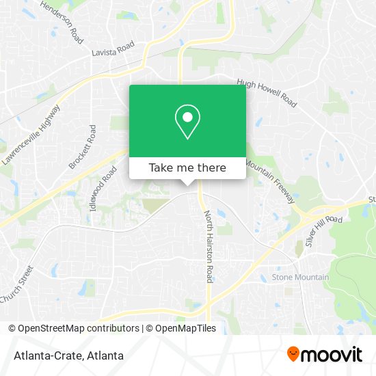 Atlanta-Crate map