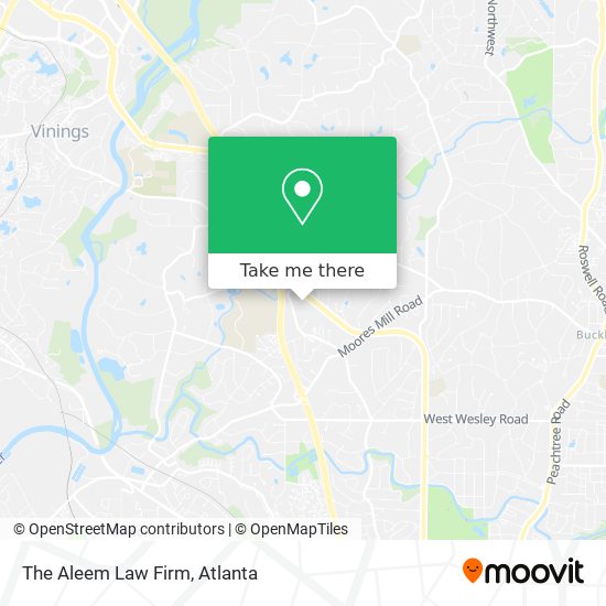 The Aleem Law Firm map