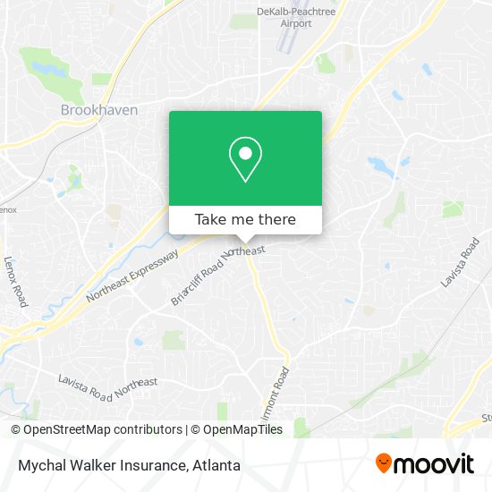 Mapa de Mychal Walker Insurance