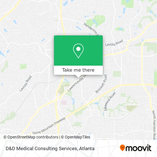 D&D Medical Consulting Services map