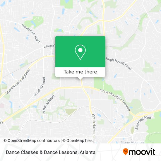 Dance Classes & Dance Lessons map