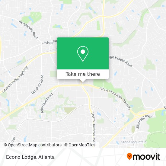 Econo Lodge map