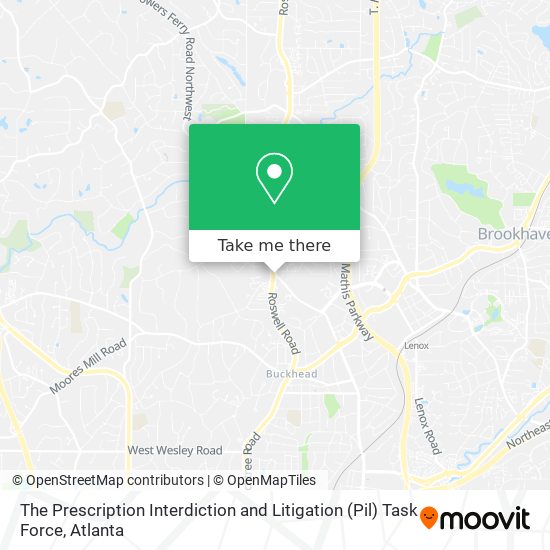 Mapa de The Prescription Interdiction and Litigation (Pil) Task Force