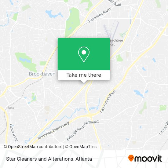 Star Cleaners and Alterations map