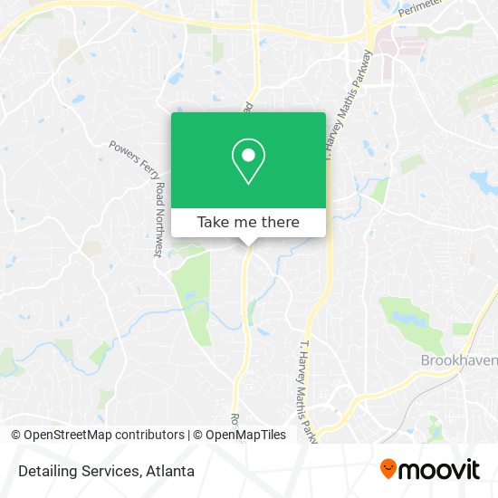 Detailing Services map