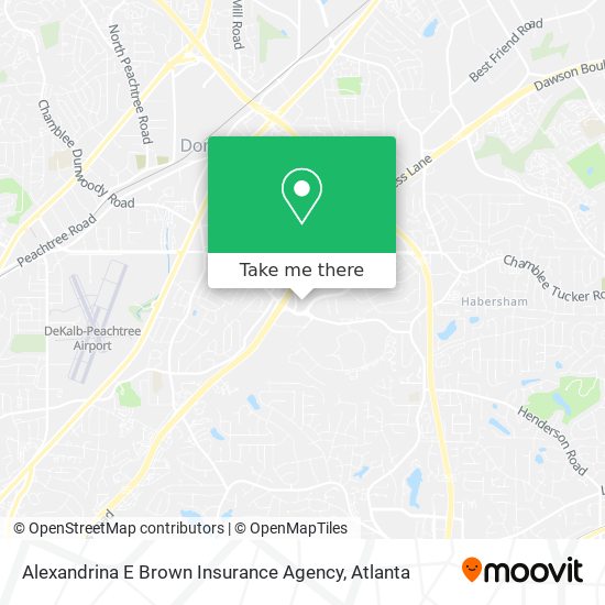 Alexandrina E Brown Insurance Agency map