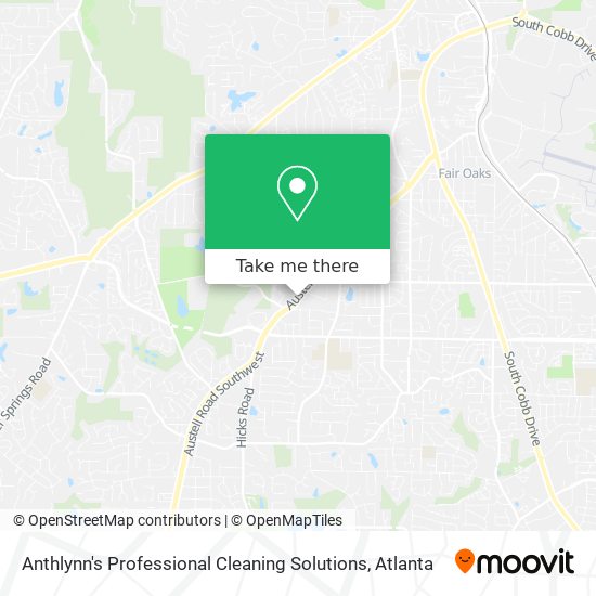 Mapa de Anthlynn's Professional Cleaning Solutions