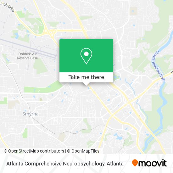 Atlanta Comprehensive Neuropsychology map