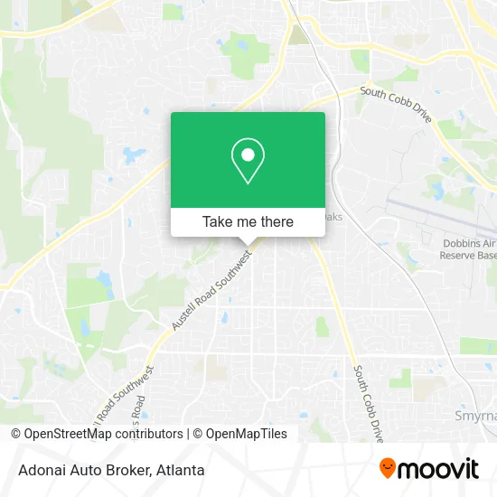 Adonai Auto Broker map