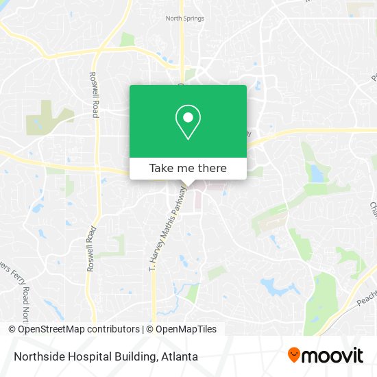 Northside Hospital Building map