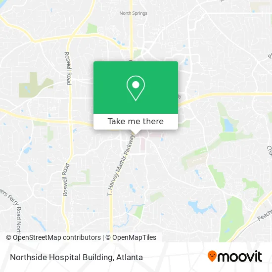 Northside Hospital Building map