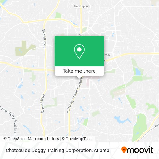 Chateau de Doggy Training Corporation map