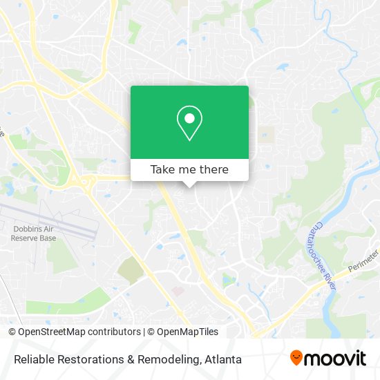 Mapa de Reliable Restorations & Remodeling