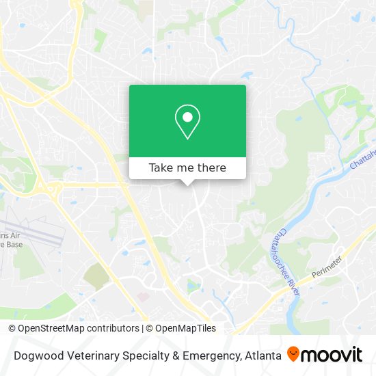 Dogwood Veterinary Specialty & Emergency map