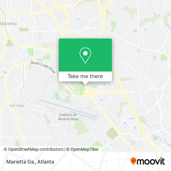 Marietta Ga. map