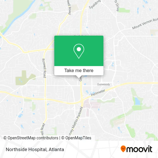 Northside Hospital map