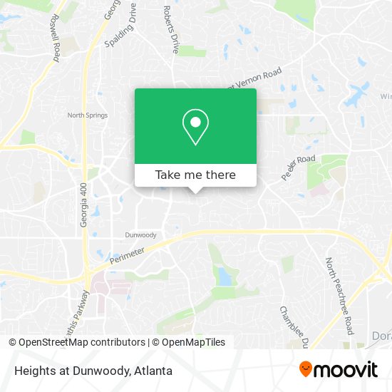 Heights at Dunwoody map