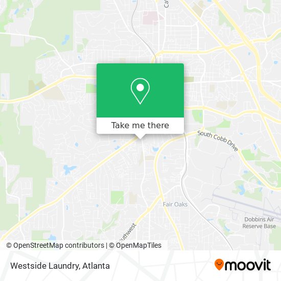 Westside Laundry map