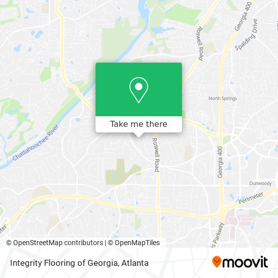 Integrity Flooring of Georgia map