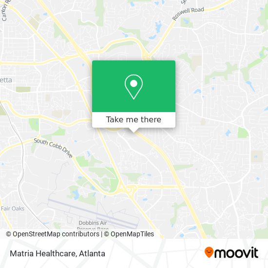 Matria Healthcare map