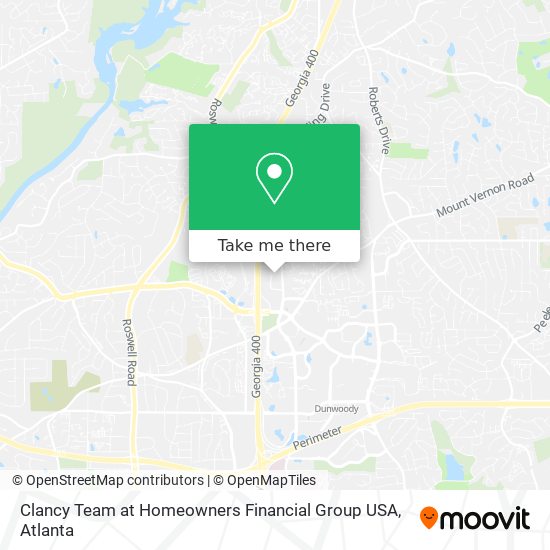 Clancy Team at Homeowners Financial Group USA map