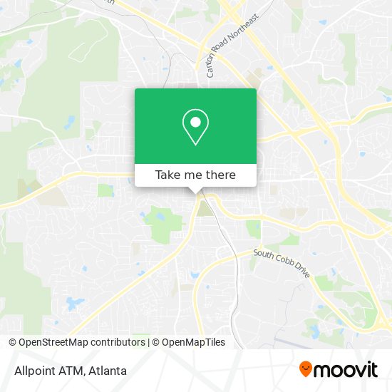 Allpoint ATM map