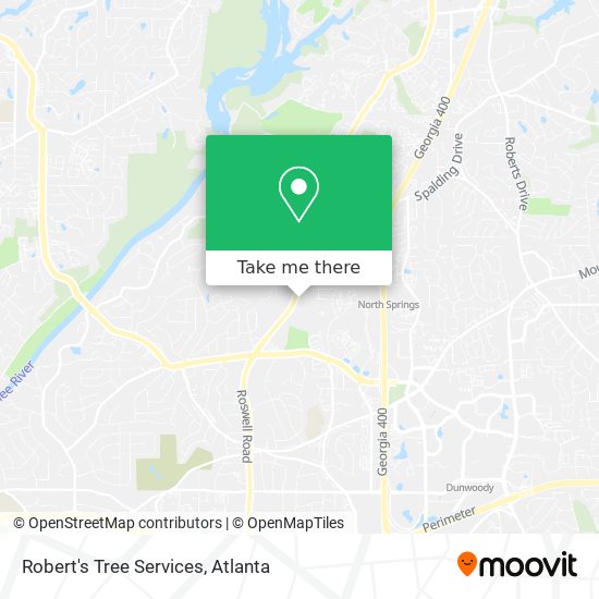 Robert's Tree Services map