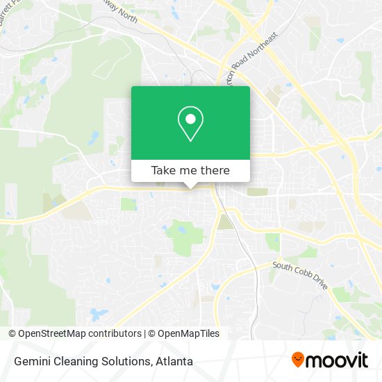 Mapa de Gemini Cleaning Solutions